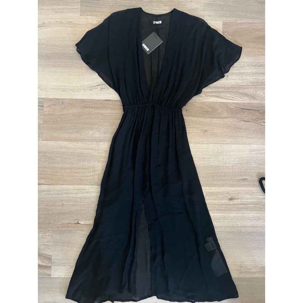 New w Tag!!! Reformation Black Positano Dress - Size XS